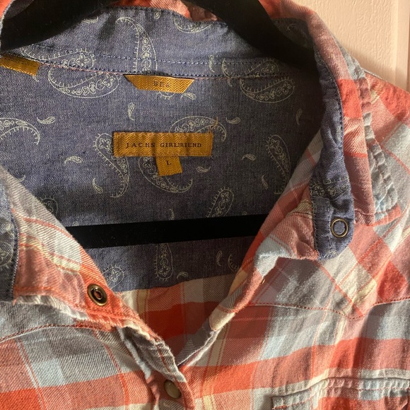 Plaid Jachs Girlfriend “Bea” Button-Up Western Shirt - Picture 3 of 4